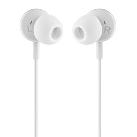 Auricular Intrauditivo Ngs Cross Flip Blanco Jack 3.5mm Microfono Cable 120cm Controles