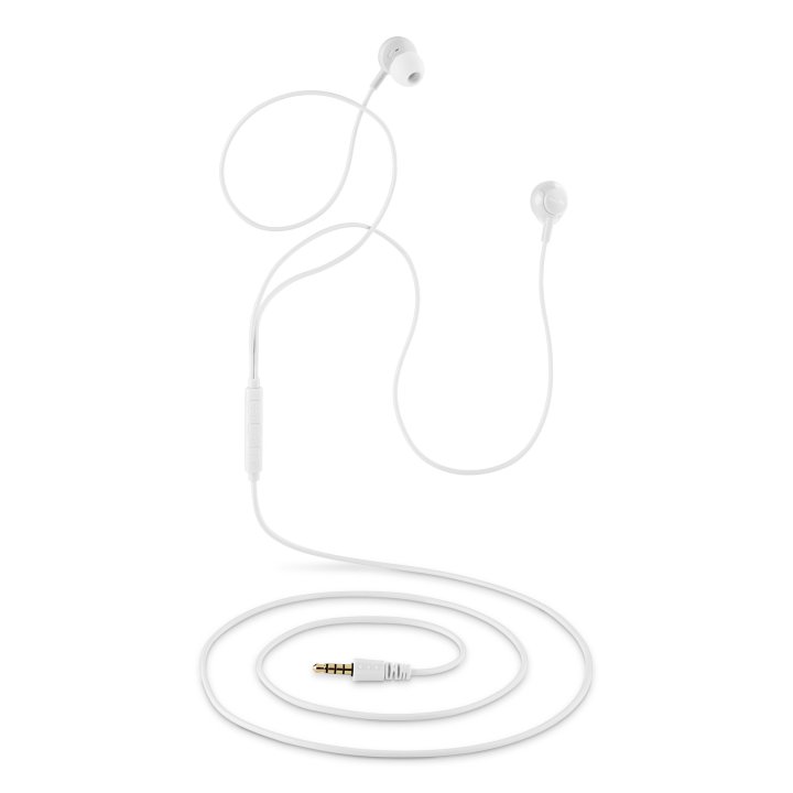 Auricular Intrauditivo Ngs Cross Flip Blanco Jack 3.5mm Microfono Cable 120cm Controles