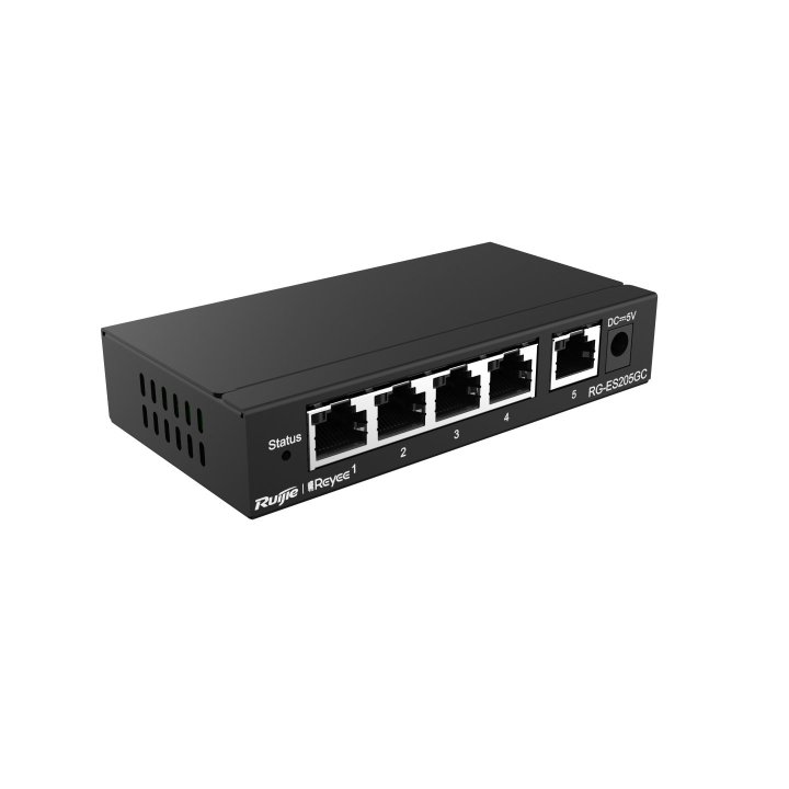 Switch Gestionable L2 Ruijie Rg-es205gc 5xrj45 Gb Gestion En La Nube