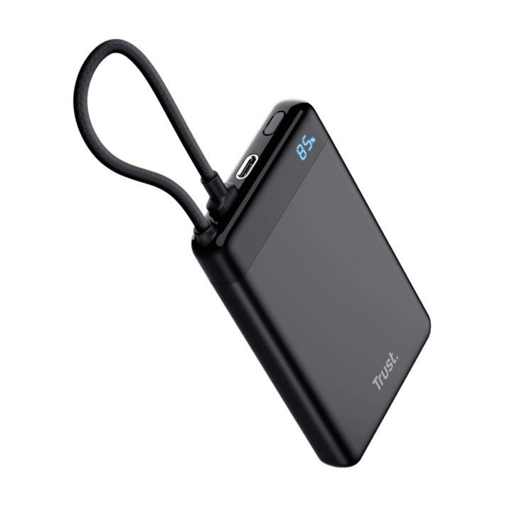 Powerbank Trust Fiera 10000mah Color Negro...