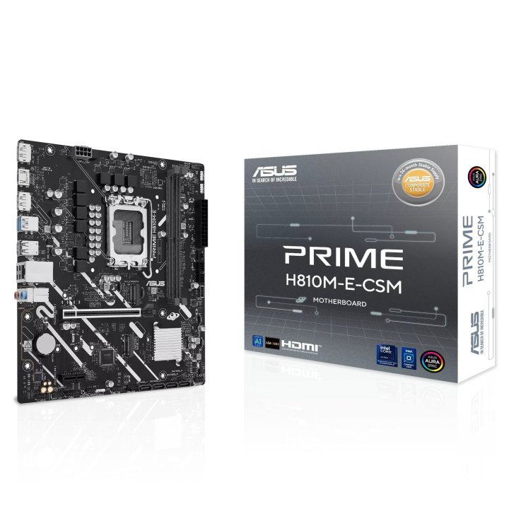 Pb Asus Prime H810m-e-csm Skt Lga1851 Microatx 2xddr5 Displayport Hdmi Lan Usb 5gbps