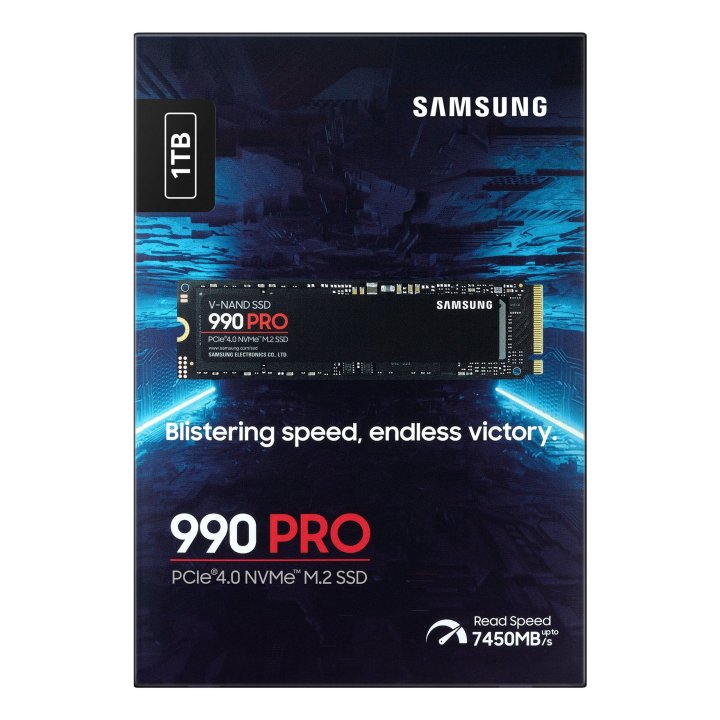 Disco M.2 Nvme 1tb Samsung 990pro Mz-v9p1t0cw  Pcie 4.0 Read 7450mbps Write 6900mbps