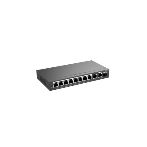 Switch Gestionable L2 Ruijie Rg-es210gs-p 10xrj45 Gb 1x Sfp Ge 8xpoe 120w Gestion En La Nube