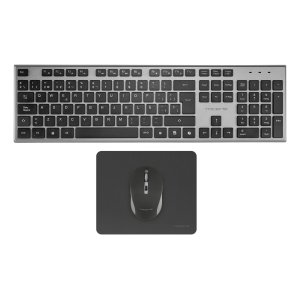 Teclado Mouse Y Alfombrilla Wireless Tacens Zenithwpt Low Profile Tecla Copilot 3200dpi Negro Portugues 2