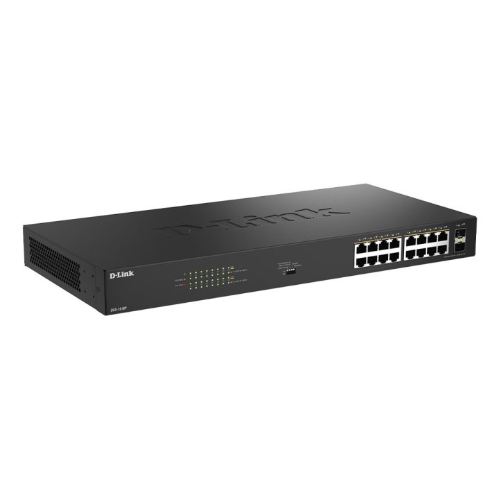 Switch No Gestionable D-link Dgs-1018p e 16p Giga Poe+(240w)+2p Sfp