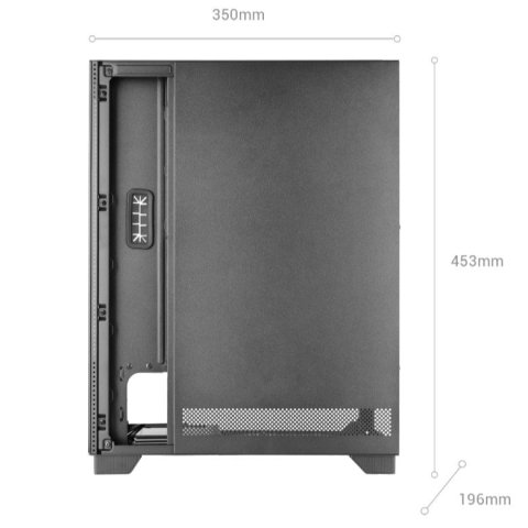 Caja Atx Mars Gaming Mcpulsar Doble Cristal...