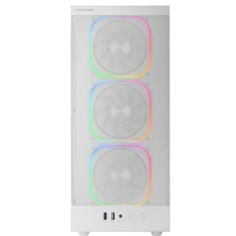 Caja Atx Mars Gaming Mcnebulaw Lateral Cristal...