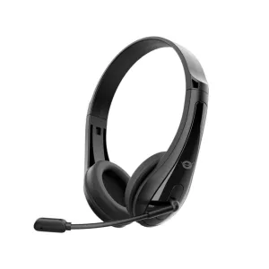 Headset Conceptronic Polona06b3t Jack 3.5mm 1.8m Color Negro