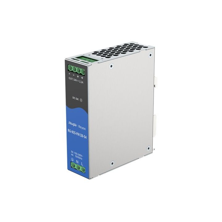 Fuente De Alimentacion Ruijie Rg-nis-pa120-54 Para Switches Industriales 120w 54v Dc