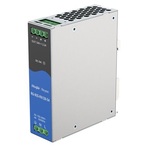 Fuente De Alimentacion Ruijie Rg-nis-pa120-54 Para Switches Industriales 120w 54v Dc