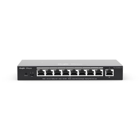 Switch Gestionable L2 Ruijie Rg-es209gc-p 9xrj45 Gb 8xpoe 120w Gestion En La Nube