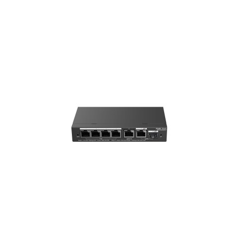 Switch Gestionable L2 Ruijie Rg-es206gs-p 7p 6xrj45 Gb 1xsfp Ge 4xpoe 54w Gestion En La Nube
