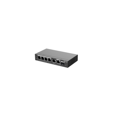 Switch Gestionable L2 Ruijie Rg-es206gs-p 7p 6xrj45 Gb 1xsfp Ge 4xpoe 54w Gestion En La Nube