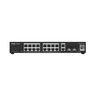 Switch Gestionable L2 Ruijie Rg-es220gs-p 20p 18xrj45 Gb 2xsfp Ge 16xpoe 250w Gestion En La Nube