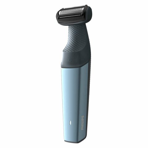 Afeitadora Corporal Philips Serie 3 Bg3027 05 Impermeable Inalambrica Recortador Ajustable Recargable Negro Azul