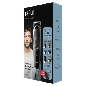 Cortapelo Braun Mgk5345 4 Cabezales Regulable Recargable Para Cabello Y Barba + Gillette Proglide 2