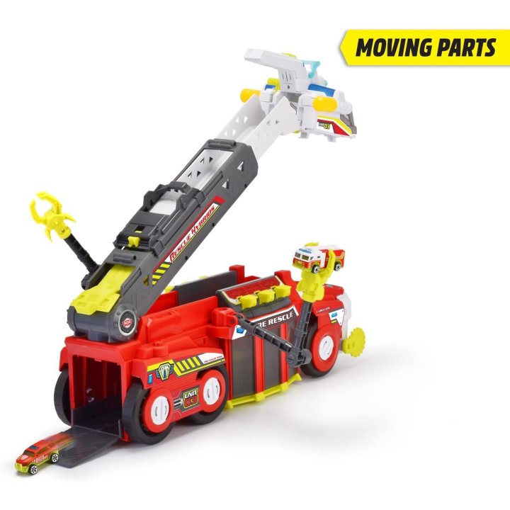 Juguete Dickie Toys Camion De Bomberos Luces Y...