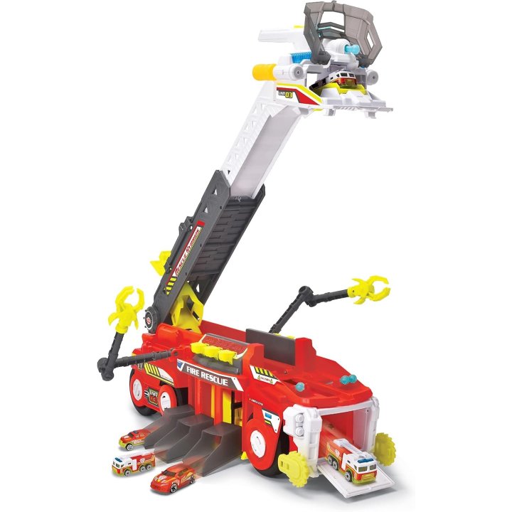 Juguete Dickie Toys Camion De Bomberos Luces Y...