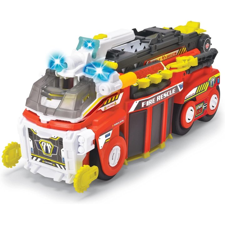 Juguete Dickie Toys Camion De Bomberos Luces Y...