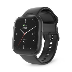 Smartwatch Hama 4000 Lcd 1.65" Ip68 Diferentes Sensores Salud Negro