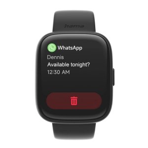 Smartwatch Hama 4000 Lcd 1.65" Ip68 Diferentes Sensores Salud Negro 2