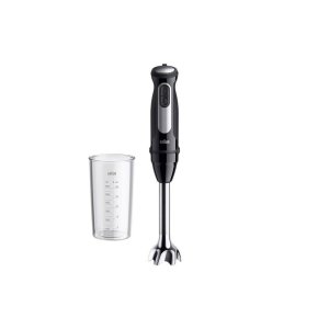 Batidora De Mano Braun Mq55001m 1000w 25 Velocidades Accesorio Vaso Medidor 600ml Negro