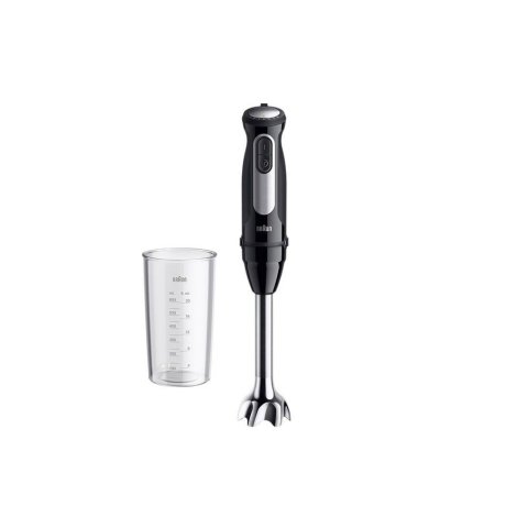 Batidora De Mano Braun Mq55001m 1000w 25 Velocidades Accesorio Vaso Medidor 600ml Negro