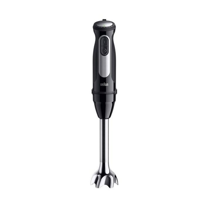 Batidora De Mano Braun Mq55001m 1000w 25 Velocidades Accesorio Vaso Medidor 600ml Negro