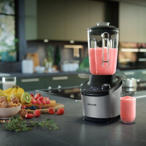 Licuadora Philips Hr3760 00 Alta Velocidad Lavavajillas Vaso 2l Funcion Limpieza Tecnologia Problend