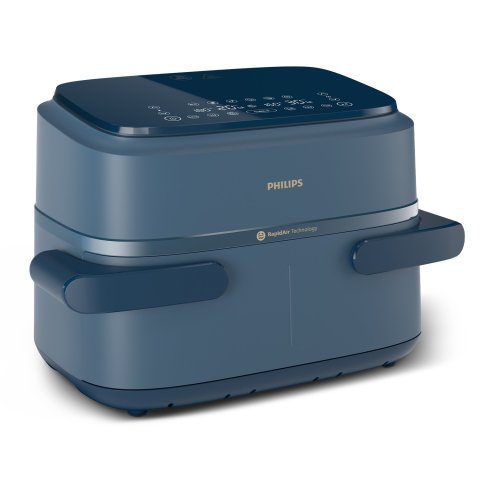 Freidora Por Aire Philips Na156 60 Doble Cesta 7.1l 2450w Tecnologia Rapidair