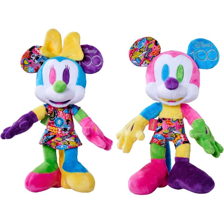 Juguete Simba Toys Edicion Coleccionista Peluche Mickey Y Minnie Mouse Caja De Regalo Y Numero De Serie Multicolor