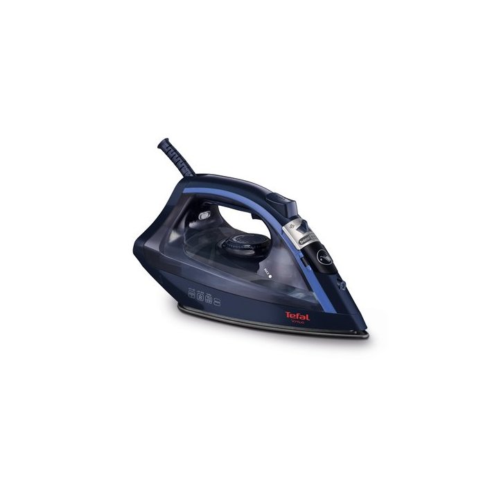 Plancha De Vapor Tefal Fv1713 Suela Antiadherente 24 G min Vapor 2000w Color Azul
