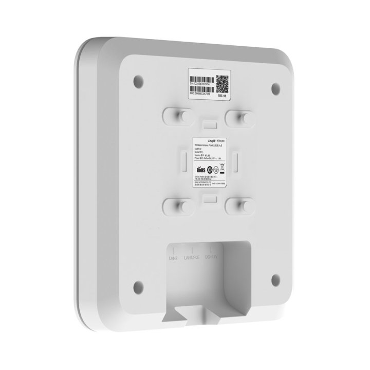 Punto De Acceso Interior Wifi 6 Ruijie Rg-rap2260g Ax1750 1201mbps 5ghz 1xgb Poe Pasivo