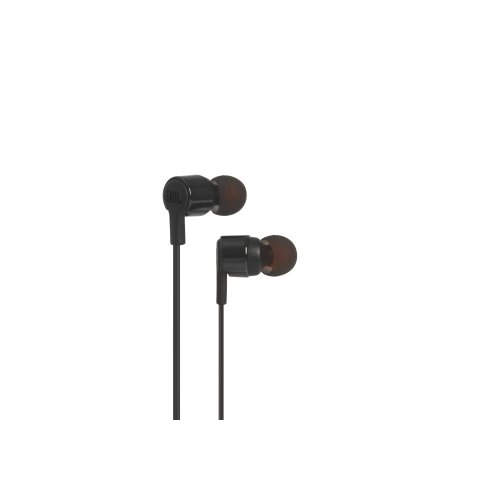 Auricular Intrauditivo Jbl Tune T210 Black Microfono Jack 3.5mm Sonido Pure Bass Color Negro