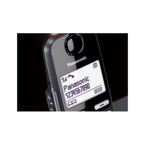 Telefono Inalambrico Dect Panasonic Kx-tge250spb Pantalla Lcd 200 Contactos Botones Grandescolor Negro