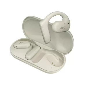 Auricular Deportivo Bluetooth Jvc Ha-np35t-w-u Tws 17h Ipx4 Microfono Escucha El Entorno Blanco