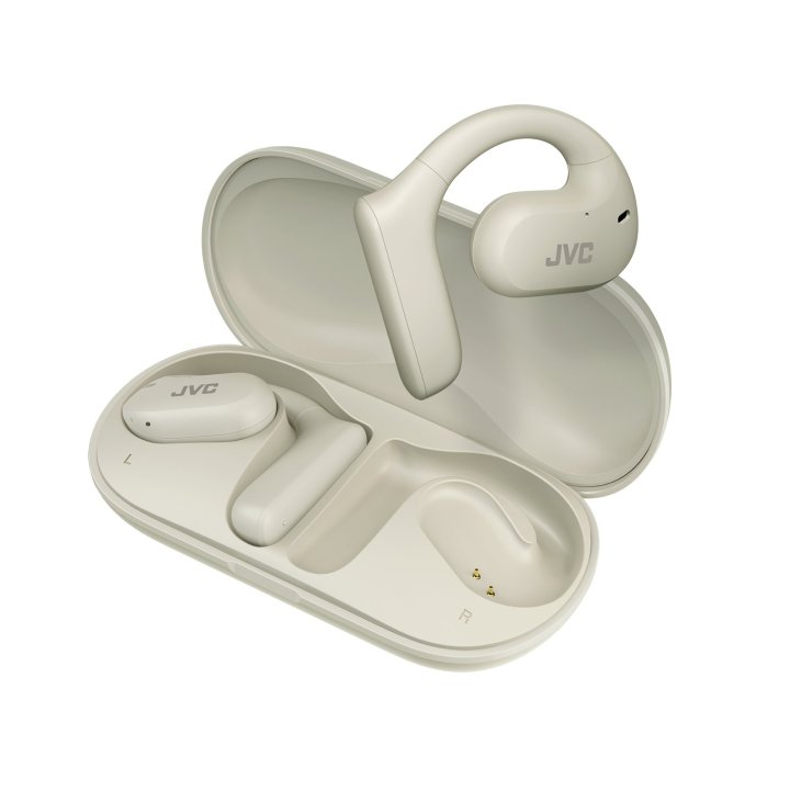 Auricular Deportivo Bluetooth Jvc Ha-np35t-w-u Tws 17h Ipx4 Microfono Escucha El Entorno Blanco