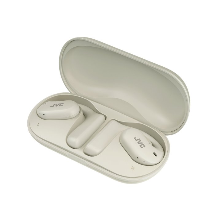 Auricular Deportivo Bluetooth Jvc Ha-np35t-w-u Tws 17h Ipx4 Microfono Escucha El Entorno Blanco