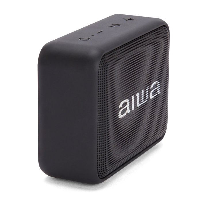 Altavoz Bluetooth Portable Aiwa Bs-200bkmkiii Tws Bt 5.3 6w Rms Fm Usb Ipx6 Bateria 12h Negro