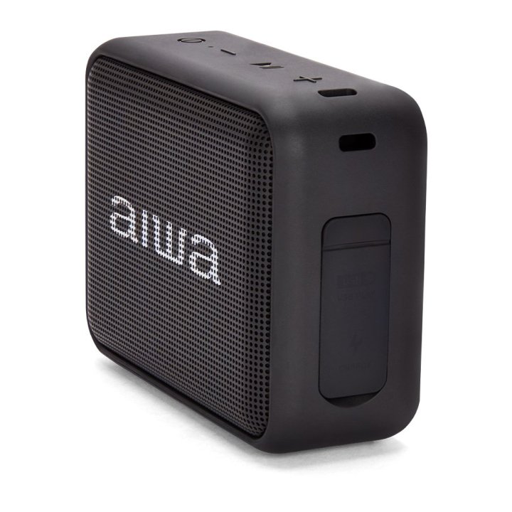 Altavoz Bluetooth Portable Aiwa Bs-200bkmkiii Tws Bt 5.3 6w Rms Fm Usb Ipx6 Bateria 12h Negro
