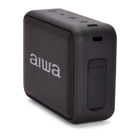 Altavoz Bluetooth Portable Aiwa Bs-200bkmkiii Tws Bt 5.3 6w Rms Fm Usb Ipx6 Bateria 12h Negro