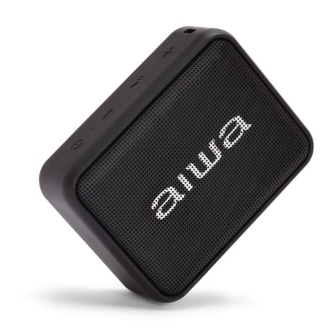 Altavoz Bluetooth Portable Aiwa Bs-200bkmkiii Tws Bt 5.3 6w Rms Fm Usb Ipx6 Bateria 12h Negro