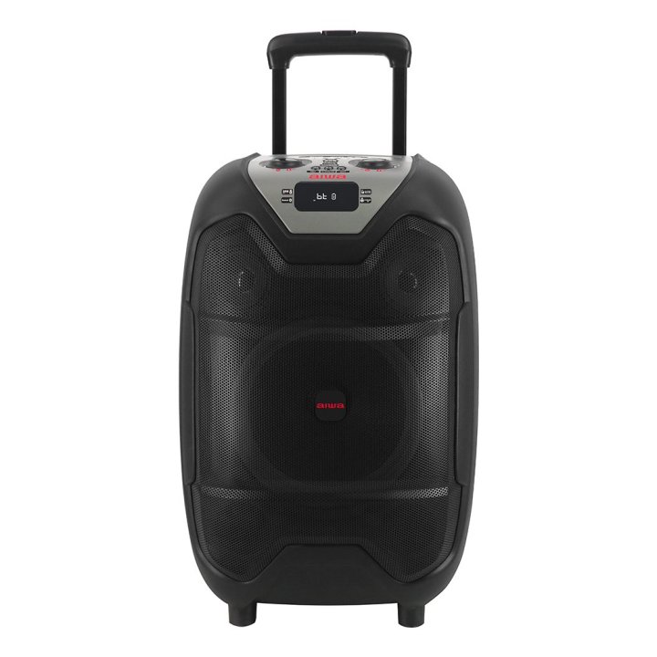 Altavoz Bluetooth Trolley Aiwa Kbtus-500 Bt 5.2 50w Rms Bateria Tws Jack 3.5mm 2xmic Guitarra Negro