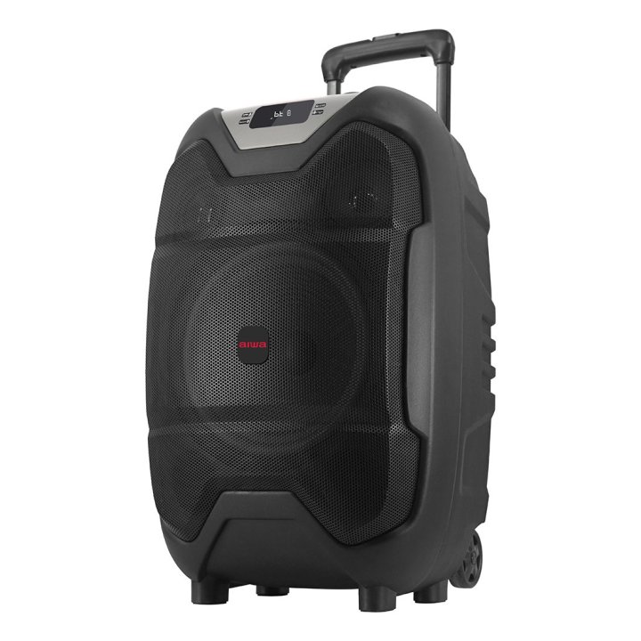 Altavoz Bluetooth Trolley Aiwa Kbtus-500 Bt 5.2 50w Rms Bateria Tws Jack 3.5mm 2xmic Guitarra Negro