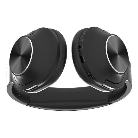 Headset Bluetooth Aiwa Hst-220bt Bt 5.4 Anc Microfono Giratorios Y Plegables Negro 