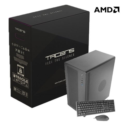 Ordenador Tacens Aura Ta200 A520m Ryzen 5 Pro 5655g 16gb Ddr4 1tb M.2 Usb Wifi 2aerom F.a 550w 80+teclado Y Mouse