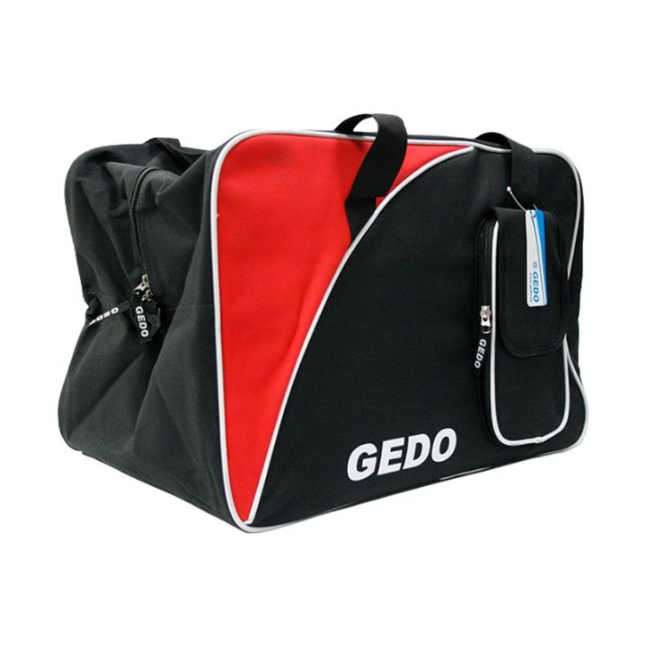 Bolsa De Deporte Gedo Botiquin Premium Departamento Principal Con Organizadores Color Negro Y Rojo