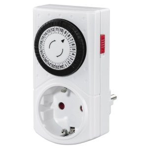 (km0) Temporizador De Interior Hama Mini Mecanico 2 Modos Intervalos 30min