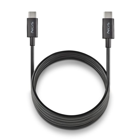 Cable Usb-c A Usb-c 1m Ngs Zyro 60w-1 Black Usb 2.0 60w 1m Negro