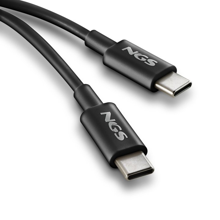 Cable Usb-c A Usb-c 1m Ngs Zyro 60w-1 Black Usb 2.0 60w 1m Negro